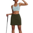 thumbnail image 3 of EKOUAER Skorts Skirts for Women 16" Tennis Skirt with Shorts Athletic Golf Workout Skorts A-Line Sport Skirt, 3 of 6