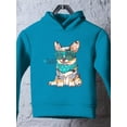 thumbnail image 3 of Hand Drawn Corgi Portrait Swag Hoodie Toddler -Image by Shutterstock,  2 Toddler, 3 of 4