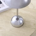 thumbnail image 4 of Mainstays Rechargeable 12" Chrome LED flowerpot Portable Metal Table Lamp, Cordless Dimmable Desk Lamp, 4 of 9