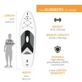 thumbnail image 5 of Lifetime Horizon 10 ft Stand Up Paddle Board, White (90707), 5 of 17