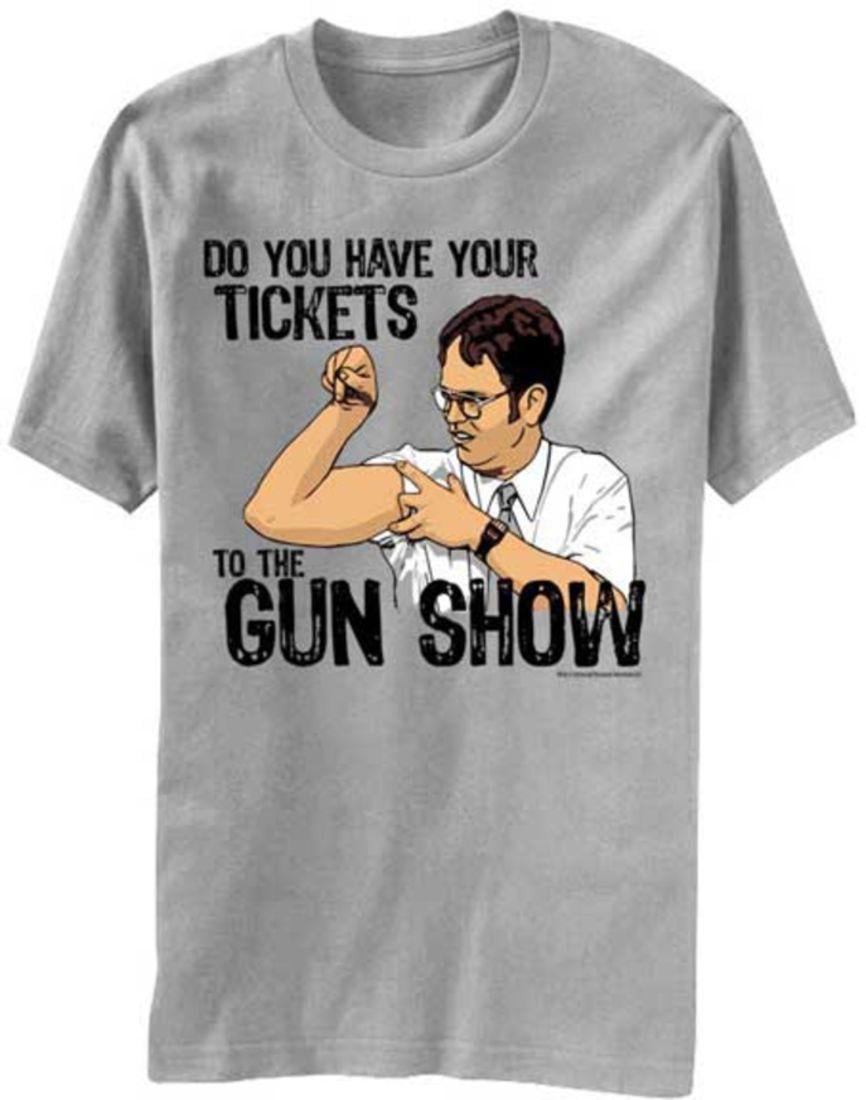 The Office Do You Have Your Tickets To The Gun Show Adult T Shirt