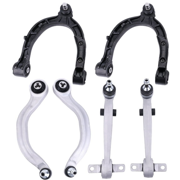 6Pcs Front Upper Lower Control Arms with Ball Joint Metal for Tesla Model 3 2017-2021 Replaces 1044341-00-D/1044354-00-A/1044359-00-A