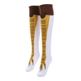 thumbnail image 4 of hirigin Chicken Feet Stockings, Women Funny Knee Thigh High Socks Novelty Pattern Athletic Socks for Women Girls, 4 of 8