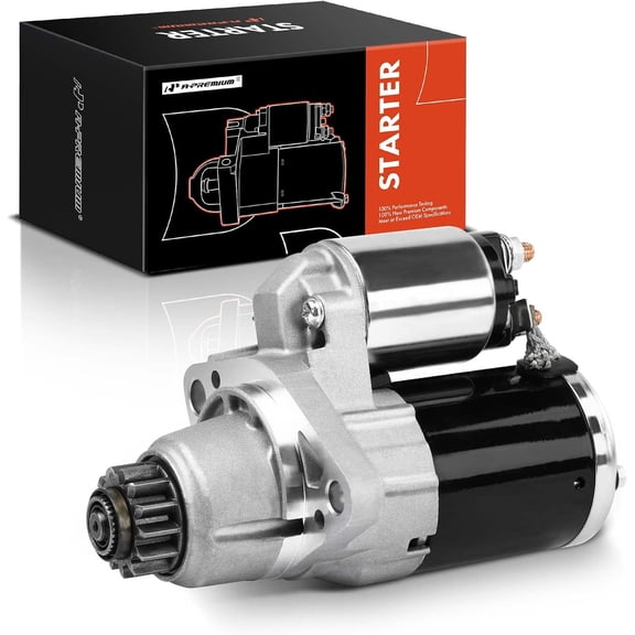 A-Premium Starter Motor Compatible with Nissan Altima 2007 2008 2009 2010 2011 2012 2013, L4 2.5L, 12V 1.7KW 13 Teeth CCW, Replace# 23300-JA00A, 23300-JA00C