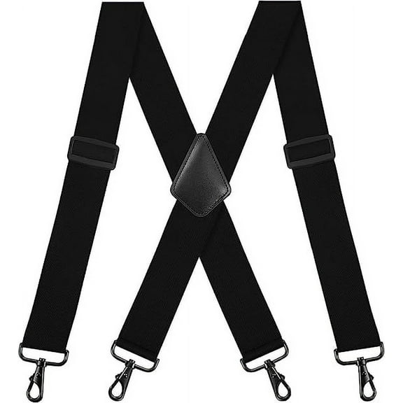 HBlife Men's Big and Tall Heavy Duty Suspenders