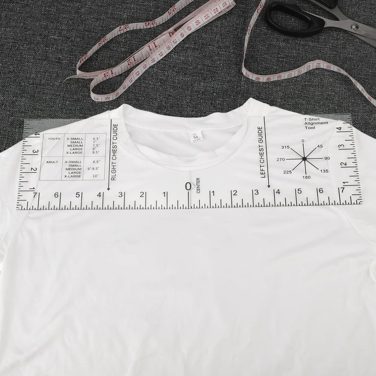 Tshirt Alignment Tool - Centering Shirt Tool Ruler for Vinyl Alignment-18  Inch📏
