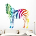 thumbnail image 1 of Zebra Color Palette Wall Decal by Wallmonkeys Peel and Stick Graphic (48 in H x 45 in W) WM129331, 1 of 4