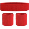 thumbnail image 1 of Striped Terry Cloth Sports Headband For Sports Exercises. Basketball. Moisture Wicking. Sweat Absorption, 1 of 1