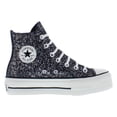 thumbnail image 2 of Converse Chuck Taylor All Star Lift High Womens Shoes Size 9.5, Color: Into The Void/Egret/Black, 2 of 5