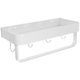 thumbnail image 2 of Estante de baño de pared, toallero de aluminio, gancho, accesorio de baño, 2 of 5