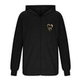 thumbnail image 7 of Txeol Mens Zip Up Hoodie with Arm Zipper Dialysis Active Workout Hooded Sweatshirt with Pockets Lightweight Outdoor Jacket,Black,S, 7 of 7