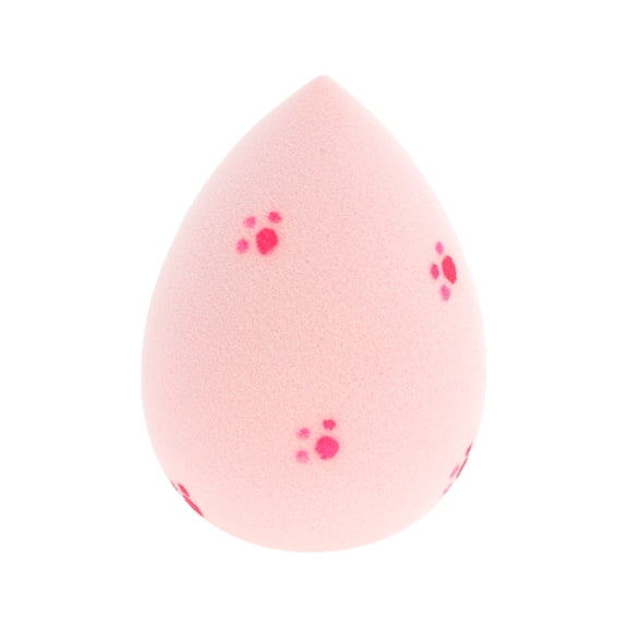 Unique Bargains 1 Pc Cat Paw Face Makeup Sponge for Bedrooms Pink Hydrophilic Polyurethane