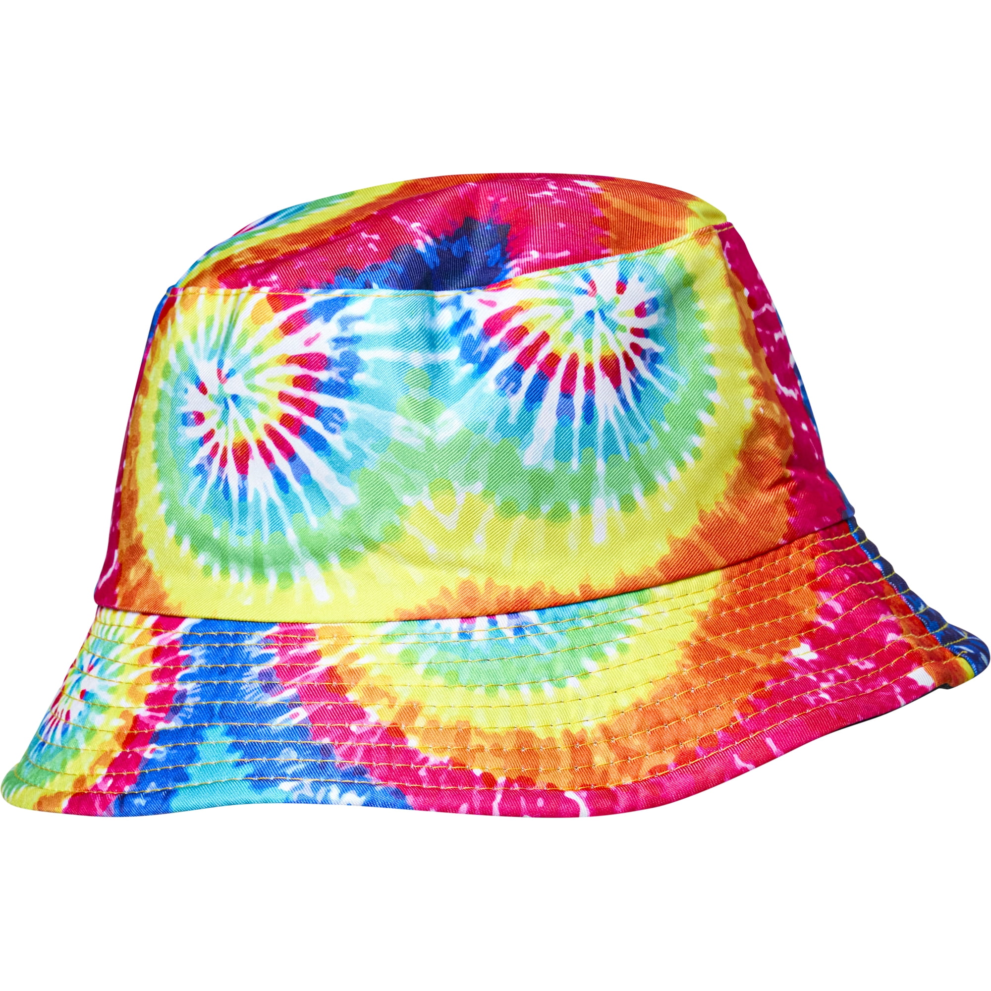 Rubies Rainbow Tie-Dye Bucket Hat, One Size