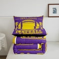 thumbnail image 5 of Erosebridal Teen Ball Gaming Football Comforter Sets Queen Size,Sport Game Bedding Queen Comforter Set,Gamer Decoration(Minnesota),Reversible,Breathable,3 Pieces, 5 of 8