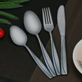 thumbnail image 6 of MDEALY 24-Piece Silverware Kitchen Utensils Set Good Quality Stainless Steel Flatware Cutlery Service for 6 Include Dinner Knife Forks Spoon Teaspoons Elegant Mirror & Matte Handle Polished Gift, 6 of 6