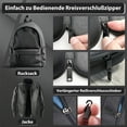 thumbnail image 1 of Becaristey 10pieces Detachable Metal Zipper Pullers Wide Applications For Bags Jackets Easy, 1 of 6