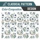 thumbnail image 3 of Cortinas Joydeco Boho Floral Verde de 180 cm de Largo para Dormitorio, 2 Paneles, 3 of 7