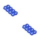 thumbnail image 1 of Kenally 4 mangueras 4AN 8AN 10AN línea de combustible de aceite, 4 piezas/lote 6AN adaptador de soporte separador 3/8 línea de manguera de azul AN10 2piezas, 1 of 6