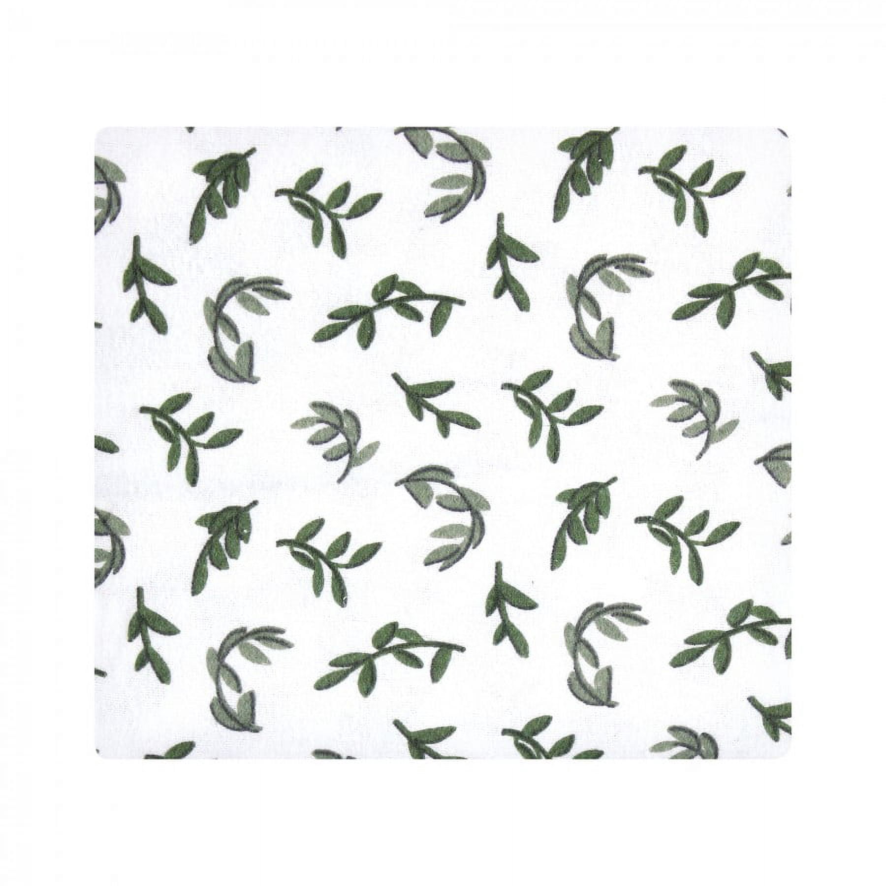 Hudson Baby Unisex Baby Cotton Poly Flannel Receiving Blankets Bundle, Woodland Faces, One Size