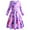 Astral, variant on GYRATEDREAM Toddler Baby Girls Party Dress Kids Pleated Swing Long Maxi Dress Children Casual Astral Print Holiday Princess Dress for 2-8 Years