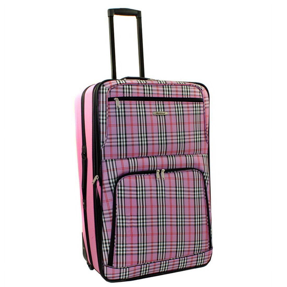 Rockland Luggage Fashion Collection 4 Piece Softside Expandable Luggage Set