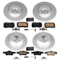 thumbnail image 2 of PowerStop Front and Rear Geomet Coated Brake Rotor and Pad Kit Fits: MERCEDES-BENZ Select Models CRK6600, 2 of 5