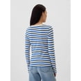 thumbnail image 2 of Remera GAP para Mujer de Manga Larga Favorita con Cuello Redondo Azul XXL, 2 of 5