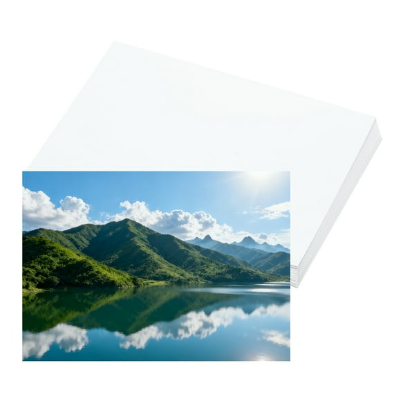 Uxcell 5.8"x4.1" Glossy Photo Paper, 20 Sheets Inkjet Printing Picture Paper Instant Dry Picture Printing 200GSM Clear Image for Dye Ink Inkjet Printer DIY Album