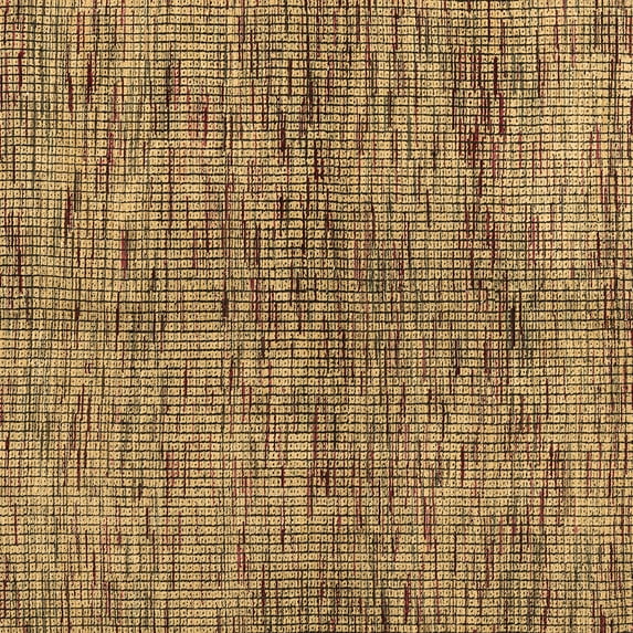 Ahgly Company Indoor Square Abstract Brown Modern Area Rugs, 6' Square