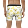 thumbnail image 4 of Salouo Sweet Honey Pattern Men's Boxer Briefs, Soft & Breathable Underwear Elastic Waistband Briefs for Men,1-Pack, 4 of 7