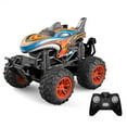 thumbnail image 4 of 1:18 2.4g Remote Control Shark Head Monster-Car 360 Degree Rotating Dance Stunt Spray Car With Lights, 4 of 6