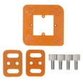 thumbnail image 2 of Round Corner Template, R30 R35 R40 R50 Accurate Locating Wear Resisting Arc Radius Template with 4 Screws for Woodworking Use, 2 of 7