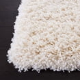 thumbnail image 3 of SAFAVIEH Santa Monica Cali Solid Shag Runner Rug, Ivory, 2'3" x 5', 3 of 9