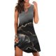 thumbnail image 3 of WILLBEST Vestidos de Algodon para Mujer, Vestidos de Verano A La Moda para Mujer, Vestido de Playa Vintage Sexy con Cuello Redondo y Abertura sin Mangas Extra Grande, 3 of 3