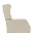 thumbnail image 4 of DREAMSIDEA High Back Accent Chairs Set of 2 for Living Room Wingback Recliner Armchair Modern Single Sofa for Home Office&Bedroom, White, 4 of 7