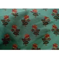 thumbnail image 4 of oneOone Cotton Silk Fabric Leaves & Floral Block Print Fabric BTY 42 Inch Wide, 4 of 4