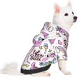 thumbnail image 2 of Balery Summer with Flamingo Sudadera con Capucha para Perros Pequeños – Ropa para Mascotas, Disfraz para Perros y Gatos, Ideal para Fiestas y Cosplay-X-Large, 2 of 7