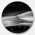 thumbnail image 1 of Designart 'Glittering Silver Pattern ' Modern wall clock, 1 of 6