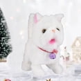 thumbnail image 4 of Figura de juguete interactiva de peluche, animal de compañía realista, divertida y multiusos, mascota electrónica con repetición de grabación para Blanco, 4 of 9