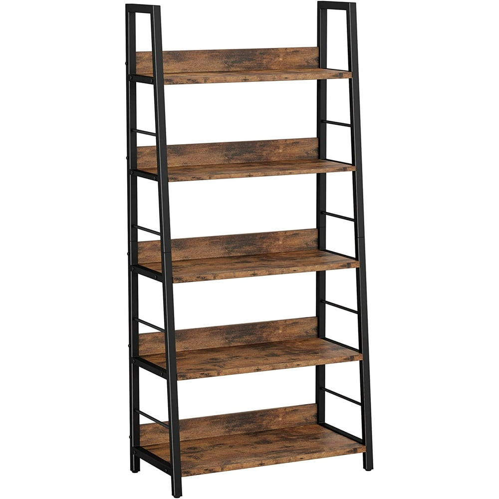 IRONCK Bookshelves and Bookcases 5 Tiers Ladder Shelf Home Office