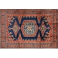 thumbnail image 1 of Ahgly Company Machine Washable Indoor Rectangle Traditional Saffron Red Area Rugs, 10' x 13', 1 of 7