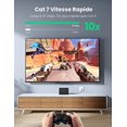 thumbnail image 1 of Cable Ethernet de red de banda ancha compatible con Router Switch Modem Tv Box Internet Ps5 Ps4 Xbox Game Console Smart Tv Pc Laptop (2m Cat 7 Flat) Banb, 1 of 2
