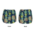 thumbnail image 6 of Goofa Colorful Pineapples Printed Women 2 in 1 Running Shorts,Quick Dry Athletic Workout Shorts,High Waisted Athletic Shorts with Liner Pockets-Medium, 6 of 9