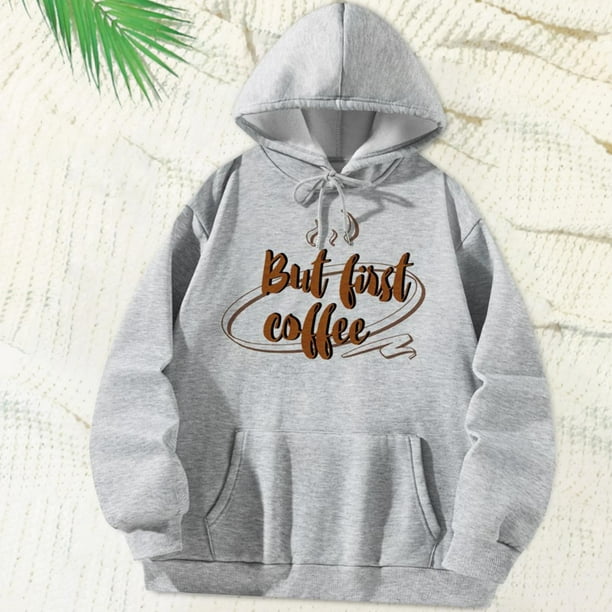 Sudadera con capucha para mujer, sudadera Y2K, Tops, ropa, sudadera con capucha de manga larga, jersey para deportes, salir, compras de otoño, mujer y , gris, xxl