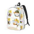 thumbnail image 1 of Easygdp Gnomes Honey Bee Mochila de Lona Resistente para Laptop, Compatible con Laptops de 15 a 17 pulgadas, Ideal para Escuela, Trabajo y Viajes-Small, 1 of 5