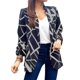 thumbnail image 1 of Chaquetas de oficina con estampado de moda,Chaqueta de traje estampada para mujer Chaqueta de traje estampada para mujer Chaqueta de traje informal estampada para mujer Características de vanguardia, 1 of 6