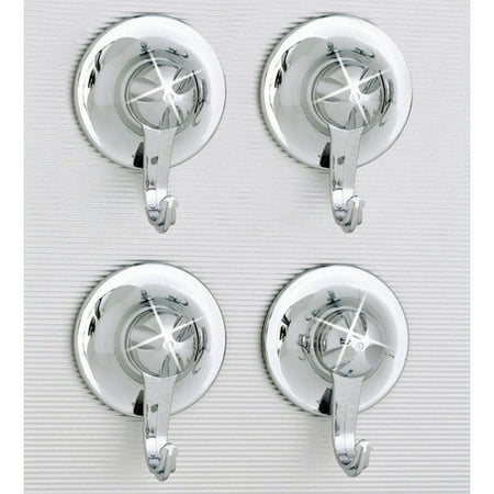 Everloc Large Suction Cup Hooks (Set of 4)