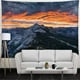 thumbnail image 2 of Tapiz de pared Montañas Nubes Decoración del hogar Arte de la pared JAMW Sencillez, 2 of 4