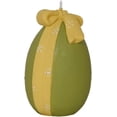 thumbnail image 1 of Fantastic Craft Ribbon Egg Candle, 5.25-Inch, Green, 1 of 1