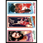 Rich Kelley Bobby Jones SD Moses Malone Card 1980-81 Topps #159